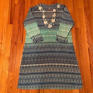 Blue and teal echo coverup